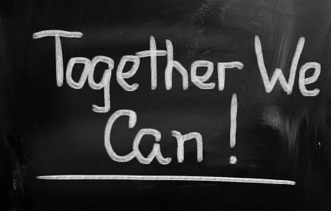 Together we can concept Stock Illustration