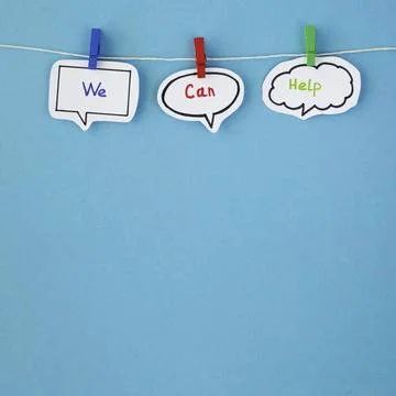 Together we can help concept Stock Photos