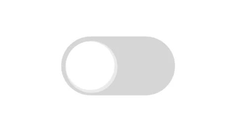 Toggle Off Button Stock Footage 195943772