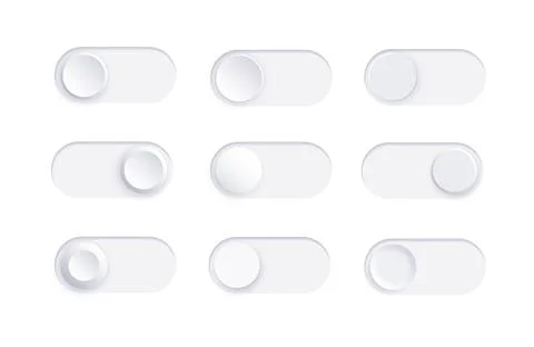 Toggle button icon 스톡 일러스트