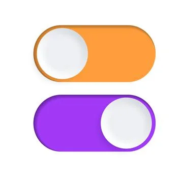 Toggle button icon Illustrazione stock