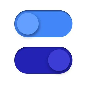 Toggle button icon Stock Illustration