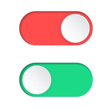Toggle button icon Illustrazione stock