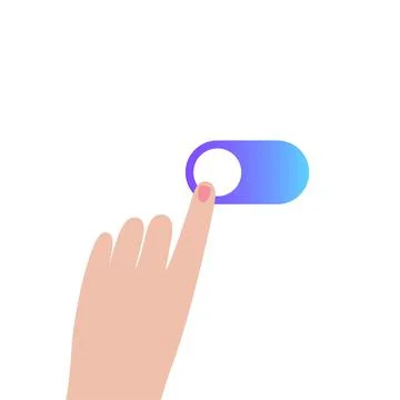Toggle button icon Illustrazione stock