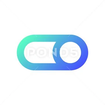 Toggle button pixel perfect gradient linear ui icon: Graphic #201598773