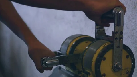 Toggle ship control levers. 3840x2160, 4k Stock Footage 83743415