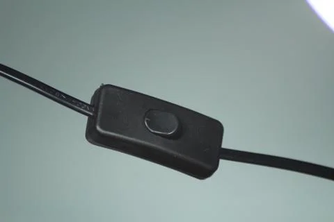 Toggle switch and electrical cable Stock Photos