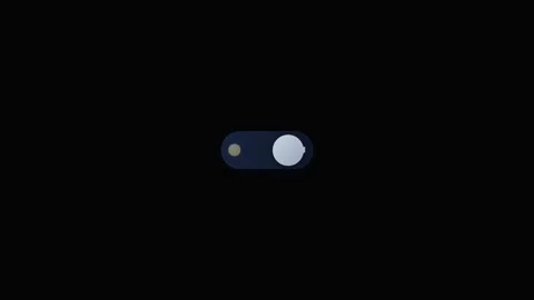 Toggle Switch Animation Day Night Mode User Interface Design Stockbeeldmateriaal 332695162