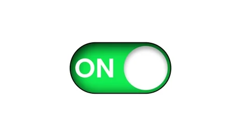 On Off Toggle Switch Animation Stock Footage 330455227