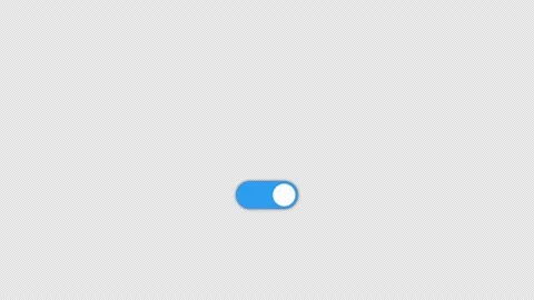 Toggle Switch On Animation Slide In Out Effect Transparent Alpha Channel Stock Footage 334607790