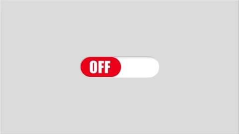 Toggle Switch Animation On Off UI Button White and Green Screen Background 스톡 동영상 332627427