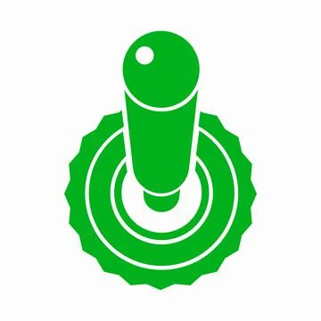Toggle switch button icon, simple style Stock Illustration