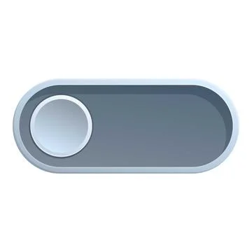 On off toggle switch button showing power control Stock Illustration