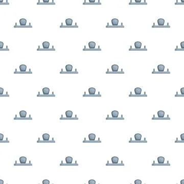 Toggle switch icon creating seamless pattern background イラスト素材