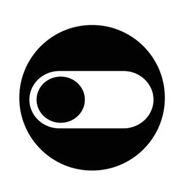 Toggle switch icon Illustrazione stock