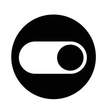Toggle switch icon Stock Illustration