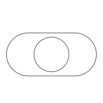 Toggle switch icon Illustration design Stock Illustration