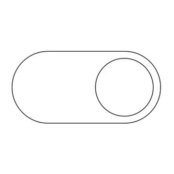 Toggle switch icon Illustration design Illustrazione stock