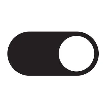Toggle switch icon Illustration design Illustrazione stock