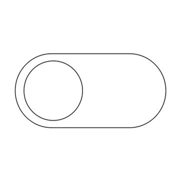 Toggle switch icon Illustration design Stockillustratie