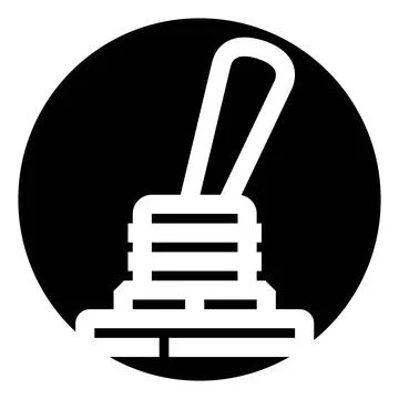 Toggle switch icon indicating control mechanism 스톡 일러스트