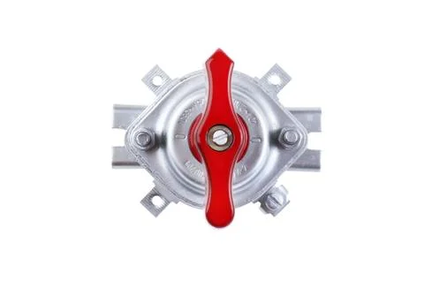 Toggle switch isolated on white Stock Photos