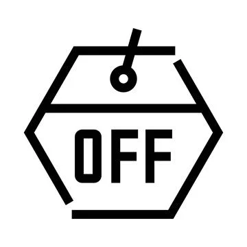 Off toggle switch line icon concept 库存插图