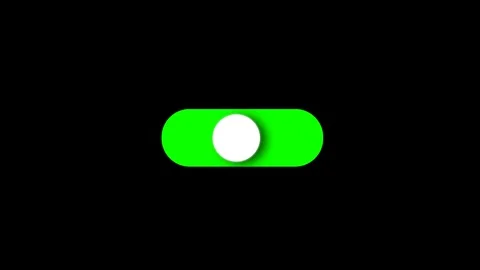 ON OFF toggles switch button animated. slider power button. Stock Footage 302338091