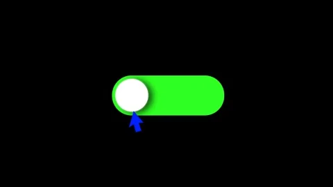 ON OFF toggles switch button animated. slider power button. Stock Footage 302341834
