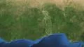 Togo. 3d earth in space - zoom in on Togo contoured 4k 4k or 4k+ Resolution