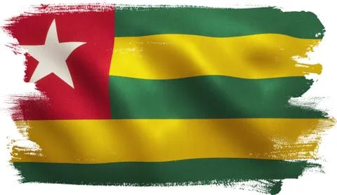 Togo Flag Stock Illustration