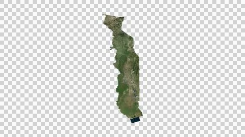 Togo Map Stock Illustration