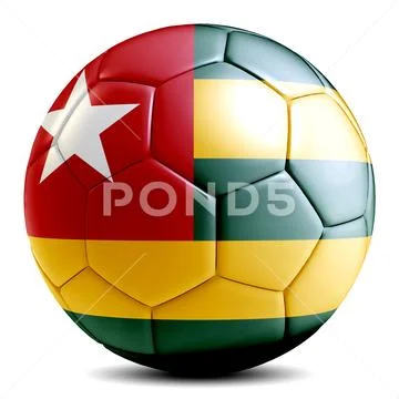Togo Soccer Ball Football Stock Photos