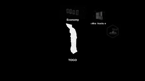 TOGO technology map with animated charts Stock Footage 340997390