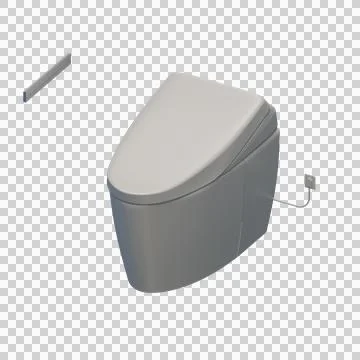 Toilet 3D Design  Element Stock Illustration