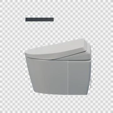 Toilet 3D Design  Element Stock Illustration