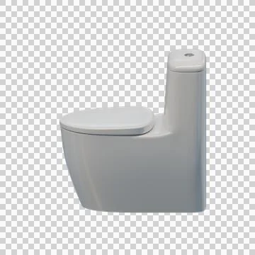 Toilet 3D Design  Element Stock Illustration
