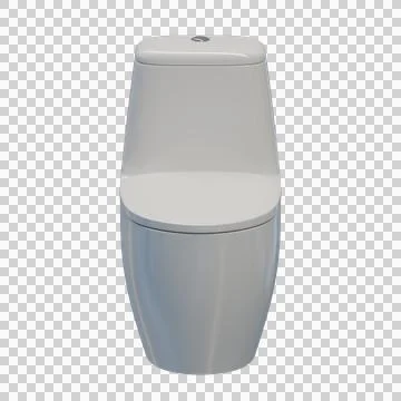 Toilet 3D Design  Element Stock Illustration