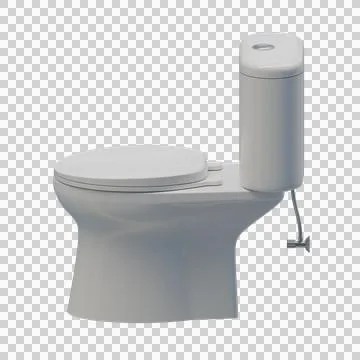 Toilet 3D Design  Element Stock Illustration