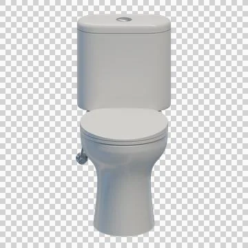 Toilet 3D Design  Element Stock Illustration
