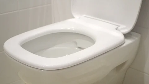Toilet bowl Stock Footage