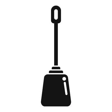 Toilet brush icon simple vector. Water sewer Stock Illustration