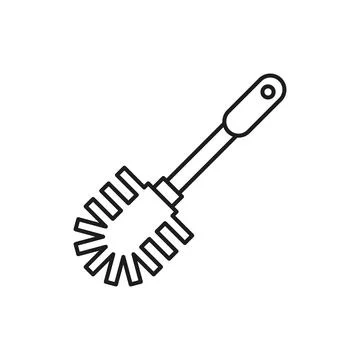 Toilet brushes icon vector design templates simple and modern Stock Illustration