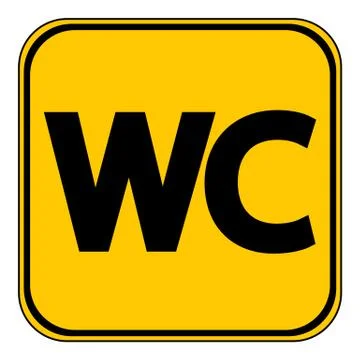 Toilet button. Illustrazione stock