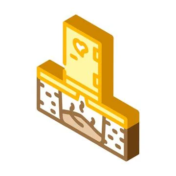 Toilet compost isometric icon vector illustration Stock Illustration