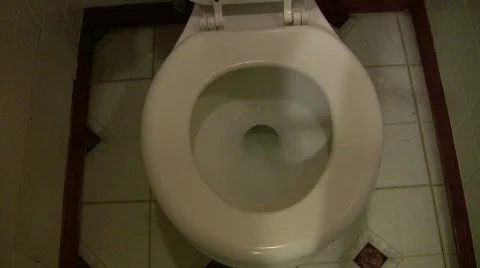 Toilet flushing 1 Video stock 461202