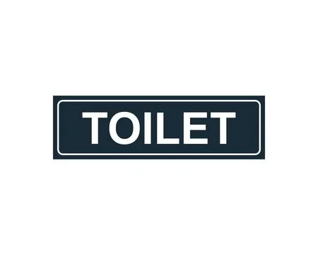 Toilet Icon Vector Logo Template Illustration Design Stock Illustration