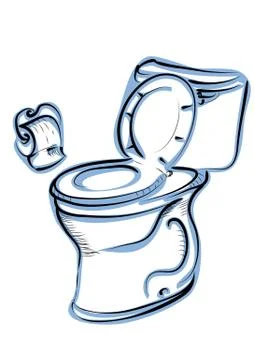 Toilet Stock Illustration