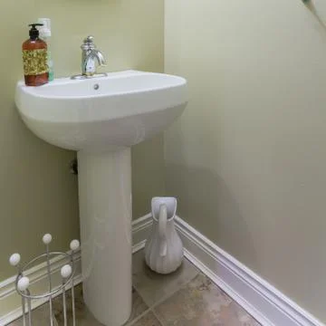 Toilet interior design Stock Photos