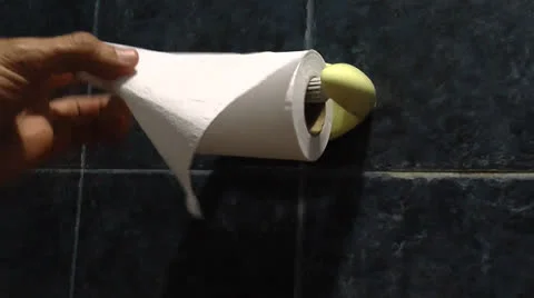 Toilet Paper Stock-Footage 23577198